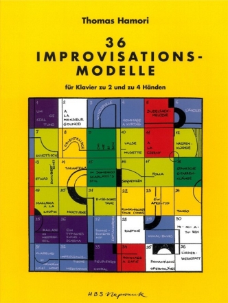 36 Improvisations-Modelle fr Klavier zu 2 und zu 4 Hnden