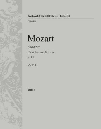 Konzert D-Dur Nr.2 KV211 fr Violine und Orchester Viola