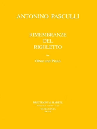 Rimembranze del Rigoletto fr Oboe und Klavier
