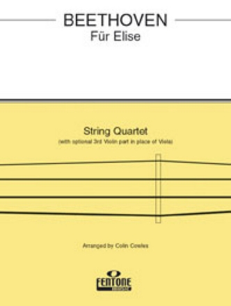 Fr Elise for string quartet score and parts