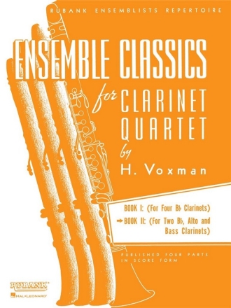 Ensemble Classics vol.2 for 4 clarinets (BBBB / BBA Bass) score