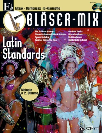 Blser-Mix (+CD) fr Es-Instrumente (Klarinette, Alt-Saxophon, Bariton-Saxophon)