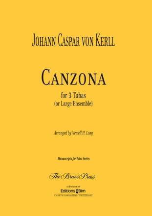 Canzona for 3 tubas or large ensemble score and parts