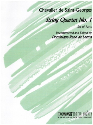 String Quartet op.1/1 for string quartet set of parts