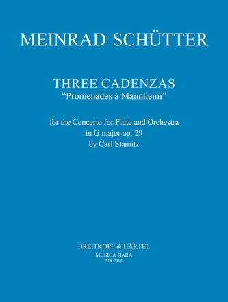 3 Kadenzen zum Konzert G-Dur op.29 für Flöte und Orchester (Stamitz) für Flöte