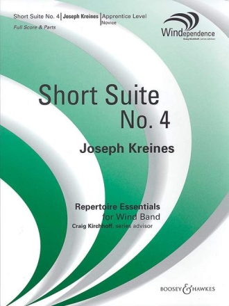 Short Suite No. 4 fr Blasorchester Partitur und Stimmen