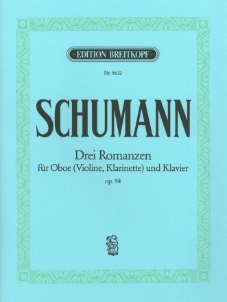3 Romanzen op.94 fr Oboe (Vl, Klar in A) und Klavier
