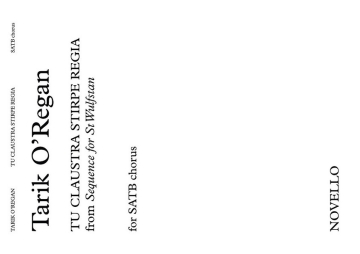 Tu claustra stirpe regia For mixed chorus - score (la/en) from Sequence for St. Wulfstan