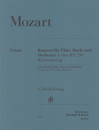 Konzert C-Dur KV299 fr Flte, Harfe und Orchester fr Flte, Harfe und Klavier