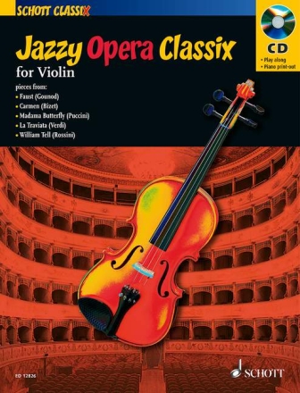 Jazzy Opera Classix (+CD) for violin