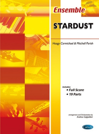 Stardust: for mixed ensemble, score+19parts Cappellari, A., arr.