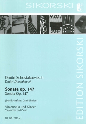 Sonate op.147 fr Violoncello und Klavier
