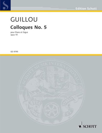 Colloque No. 5 op. 19 fr Klavier und Orgel