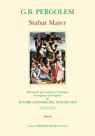 Stabat Mater riduzione per soprano, contralto e organo (pianoforte) Machella, M., ed