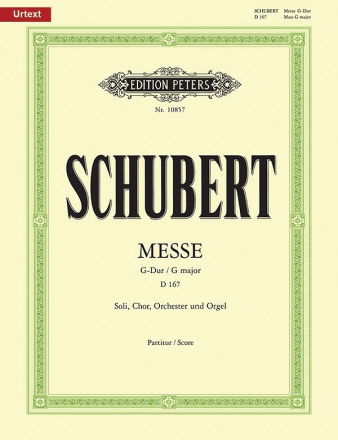 Messe G-Dur D167 fr Soli, gem Chor und Orchester Partitur