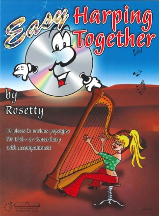 Easy harping together (+CD) 10 pieces in various popstyles for Irish or concert harp with accompaniment