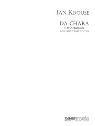 Da Chara for flute and guitar score and parts