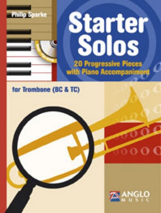 Starter Solos (+CD) for trombone and piano (treble clef and bass clef)