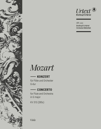 Konzert G-Dur KV313 fr Flte und Orchester Viola