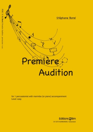 Première audition for percussion and marimba (piano)
