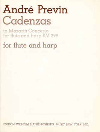Cadenzas to Mozart's Concerto KV299 for Flute and Harp