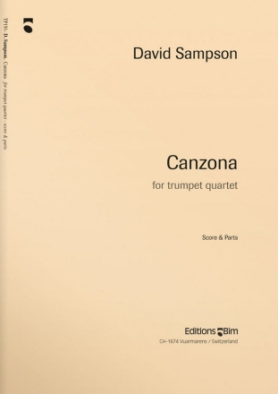 Canzona for 4 trumpets score and parts