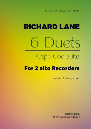 6 Duets for 2 alto recorders 2 scores