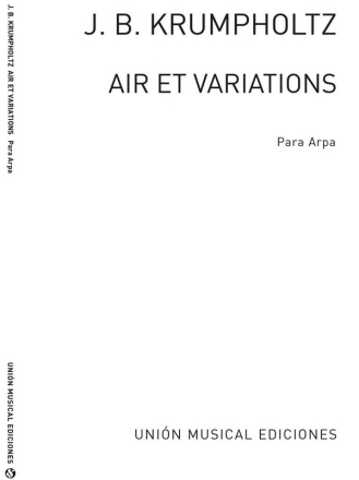 Air et Variations pour Harpe Zabeleta, Nicanor, Bearb.