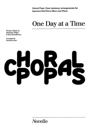 One Day at a Time for mixed chorus and piano, score (en) Hare, Nicholas, arr.