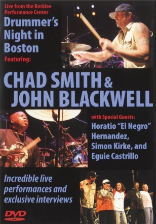 Chad Smith and John Blackwell Drummers Night in Boston DVD-Video