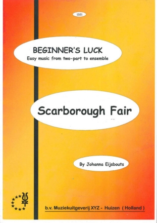 Scarborough Fair easy music from 2-part to ensemble score+parts