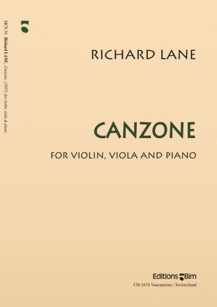 Canzone fr Violine, Viola und Klavier Stimmen