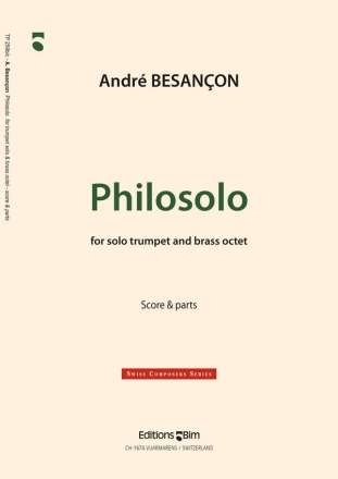 Philosolo  for trumpet and brass octet score and parts