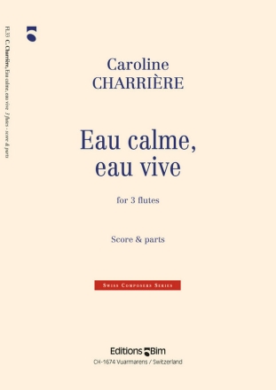 Eau calme, Eau vive for 3 flutes score+parts