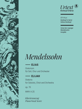 Elias op.70 fr Soli, gem Chor und Orchester Klavierauszug (dt/en)