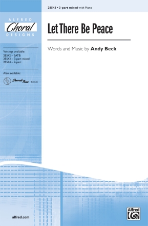 Let there be Peace for mixed chorus (SAM) and piano score