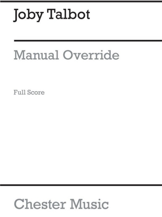 Manual Override for string quartet score,  archive copy