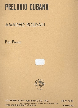 Preludio Cubano para piano