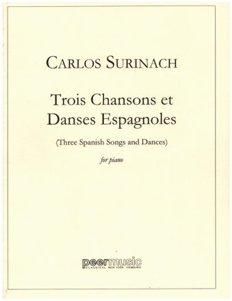 3 chansons et danses espagnoles fr Klavier