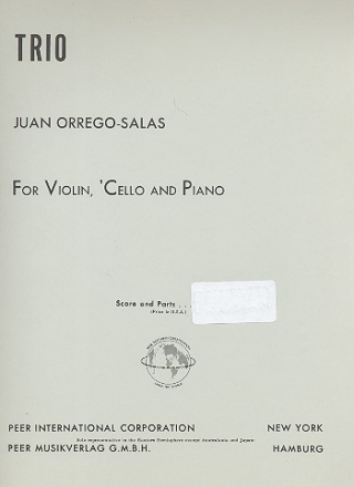 Trio for violin, cello and pinao