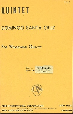 Quintet op.33 for flute, oboe, clarinet, horn in F and bassoon study score