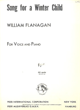 Song for a Winter Child for voice and piano