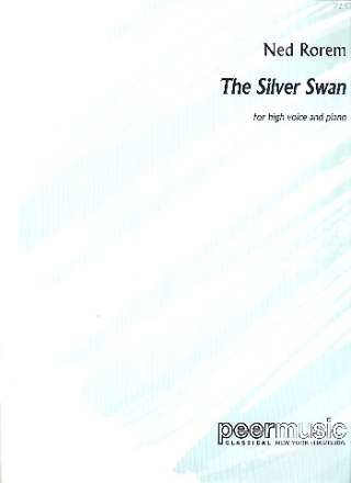 The Silver Swan for high voice and piano