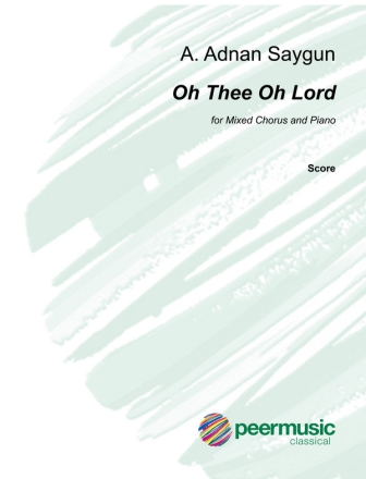 To thee oh Lord for mixed chorus and piano score (trk/en/frz/dt)