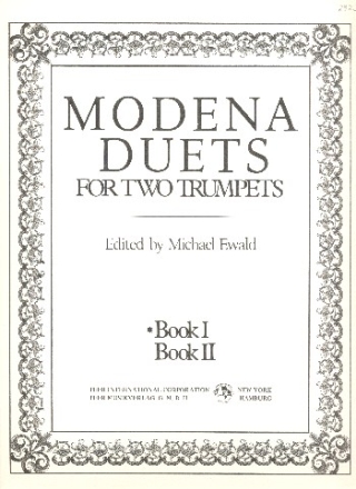 Modena Duets Book 1 for 2 trumpets score