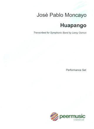 Huapango for concert band score and parts