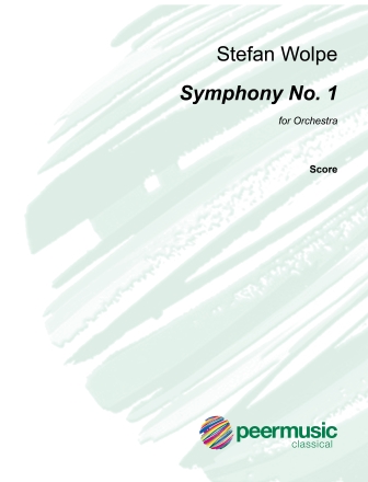 Symphony no.1 for large orchestra score
