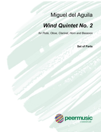 Wind Quintet No.2 for flute, oboe, clarinet, horn and bassoon parts
