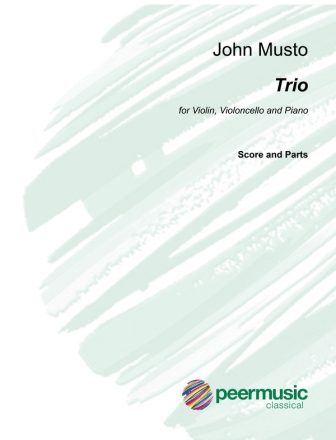 Trio for violin, violoncello and piano score and parts