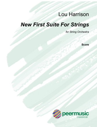 New first suite for strings for string orchestra score